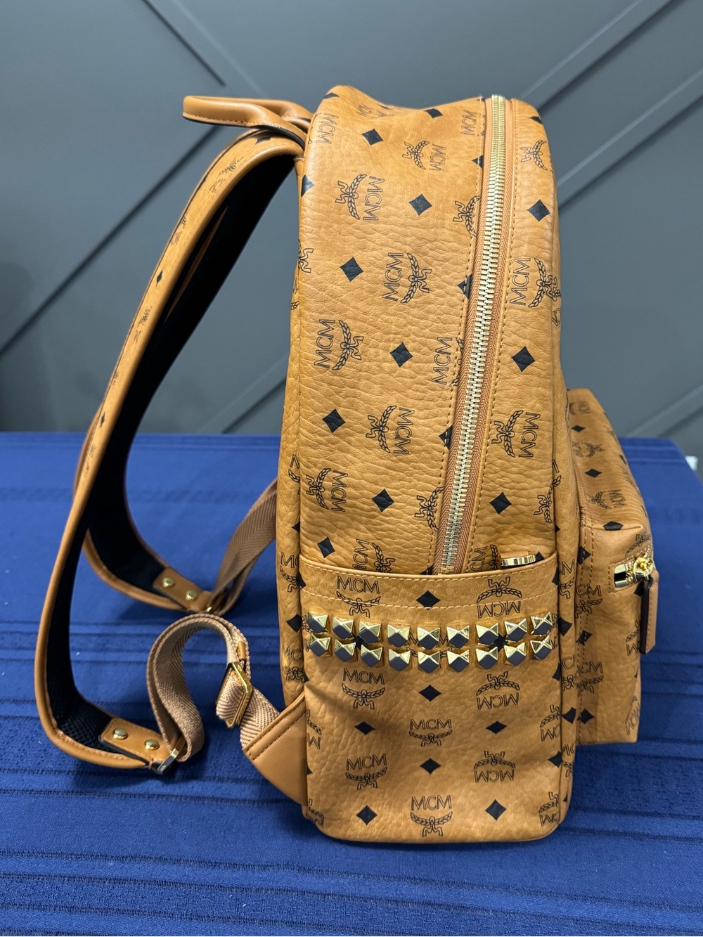 MCM Monogram Backpack - Picture 3 of 8